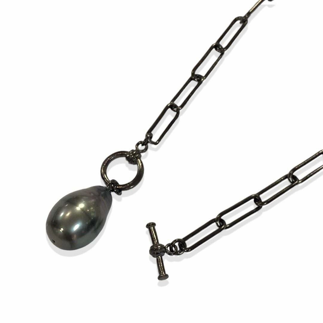 NOIR/Mireille ノワールミレイユバロックパールチェーンネックレス