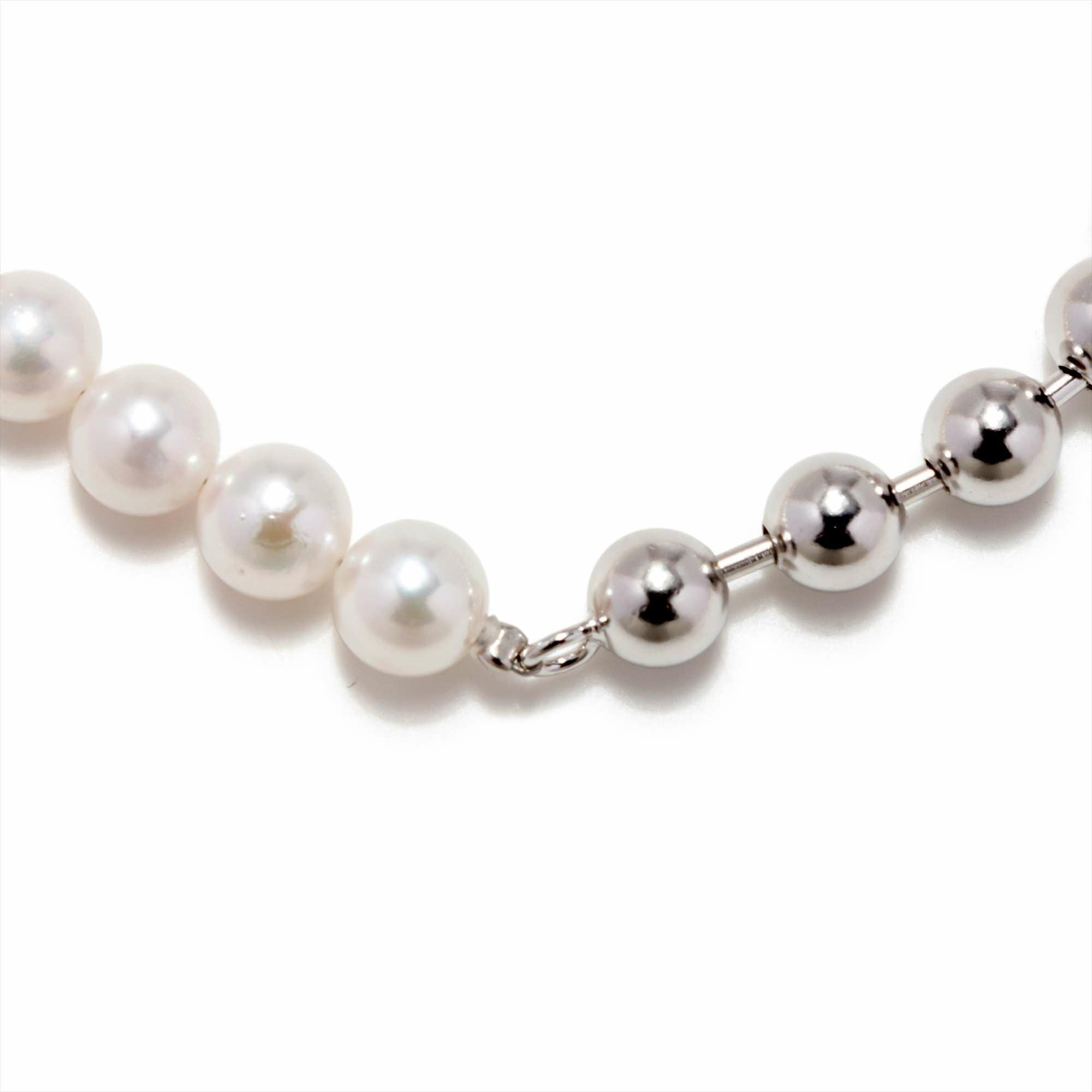 真珠のネックレス K10 Spike Studs Pearl Necklace QUATLUNE -カトルネ- | Ops.(オプス