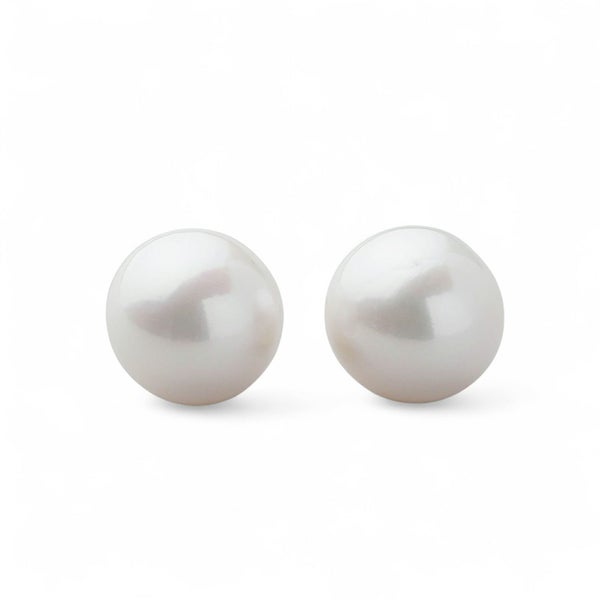 淡水真珠 (有核) ピアス/イヤリング　11mmUP K14WG/SV925