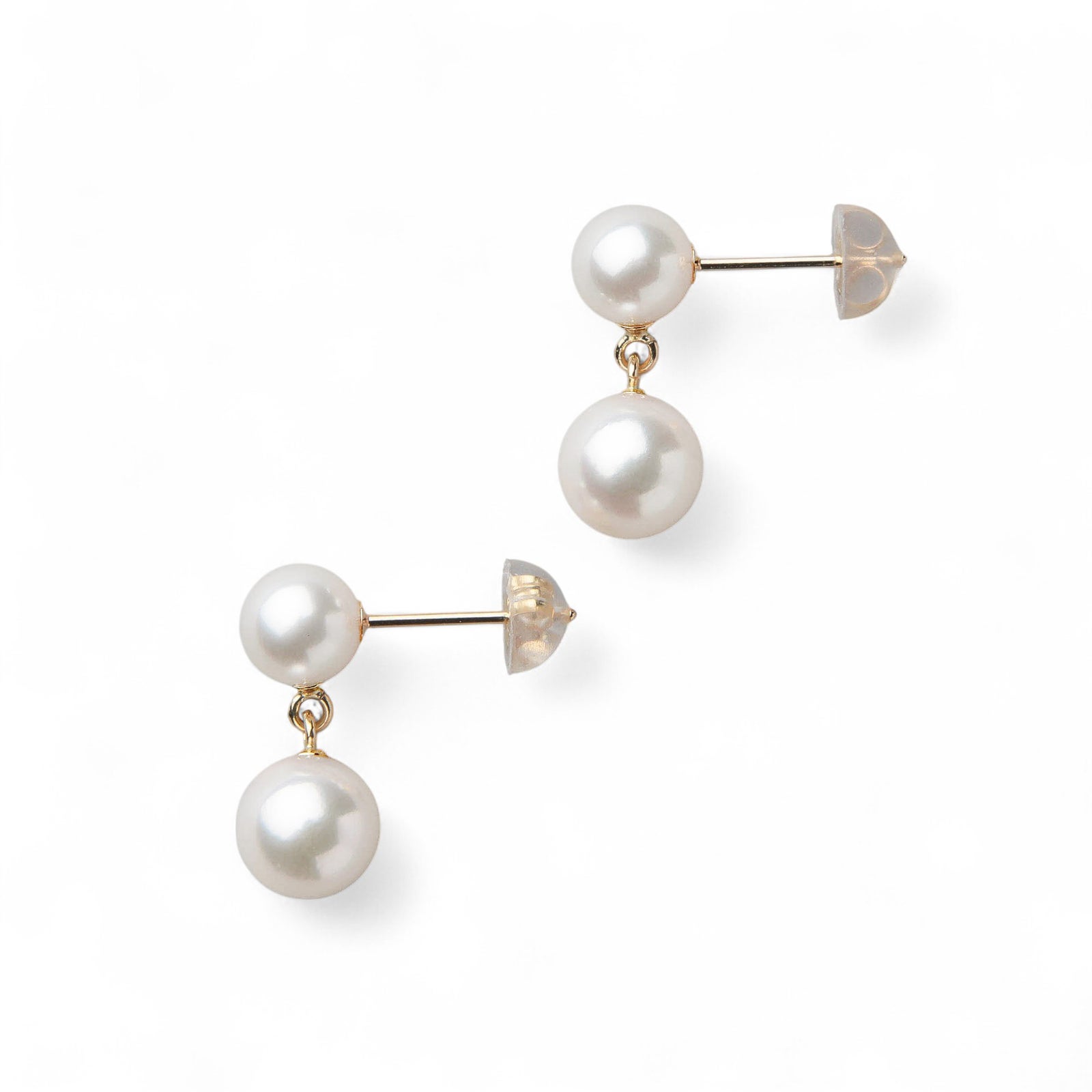 Carina あこや真珠 ピアス5.5-7.5mm K18YG