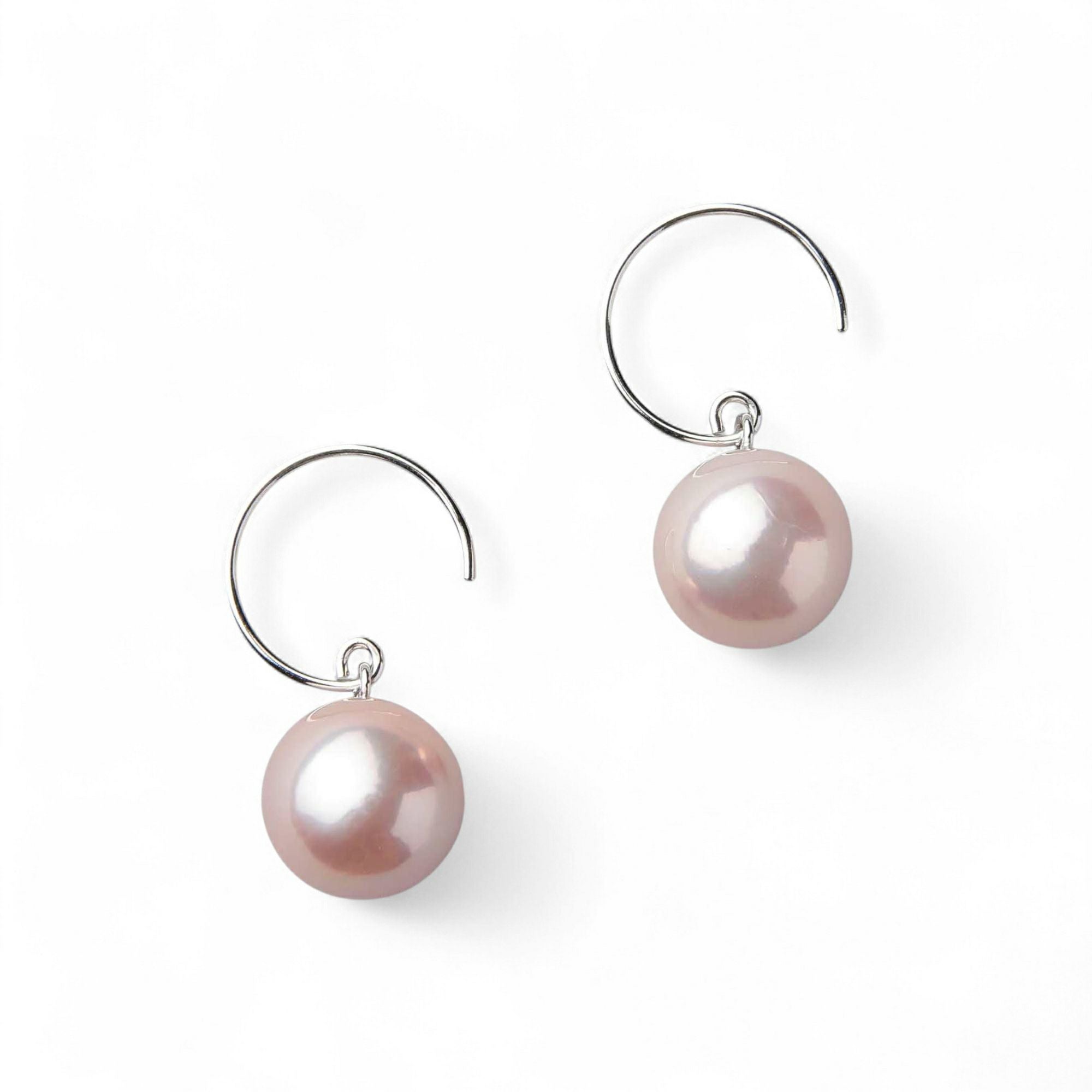 あこや真珠 フックピアス7.5-8.0mm K14WG/K18YG | あこや真珠ピアス