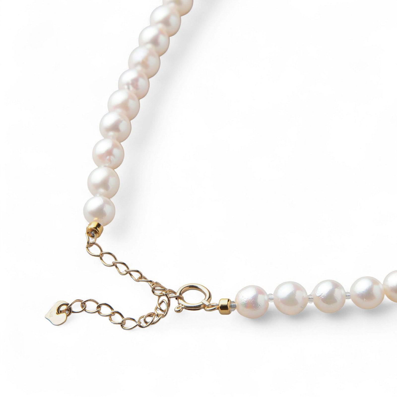 あこや真珠×オパール ネックレス　5.5-6.0mm つぼみドロップ