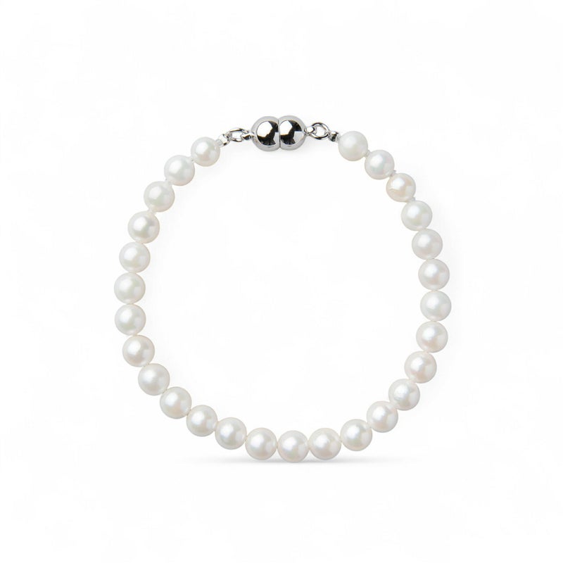 あこや真珠 ブレスレット5.5-6.0mm　SV925