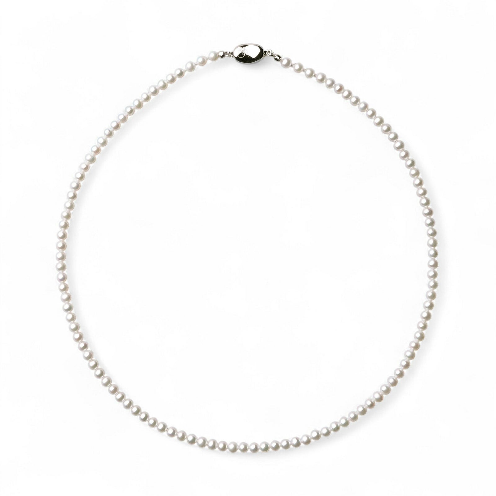 淡水真珠 (有核) ネックレス3.5-4.0mm