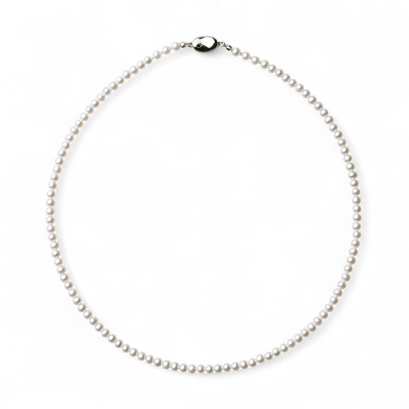 淡水真珠 (有核) ネックレス3.5-4.0mm