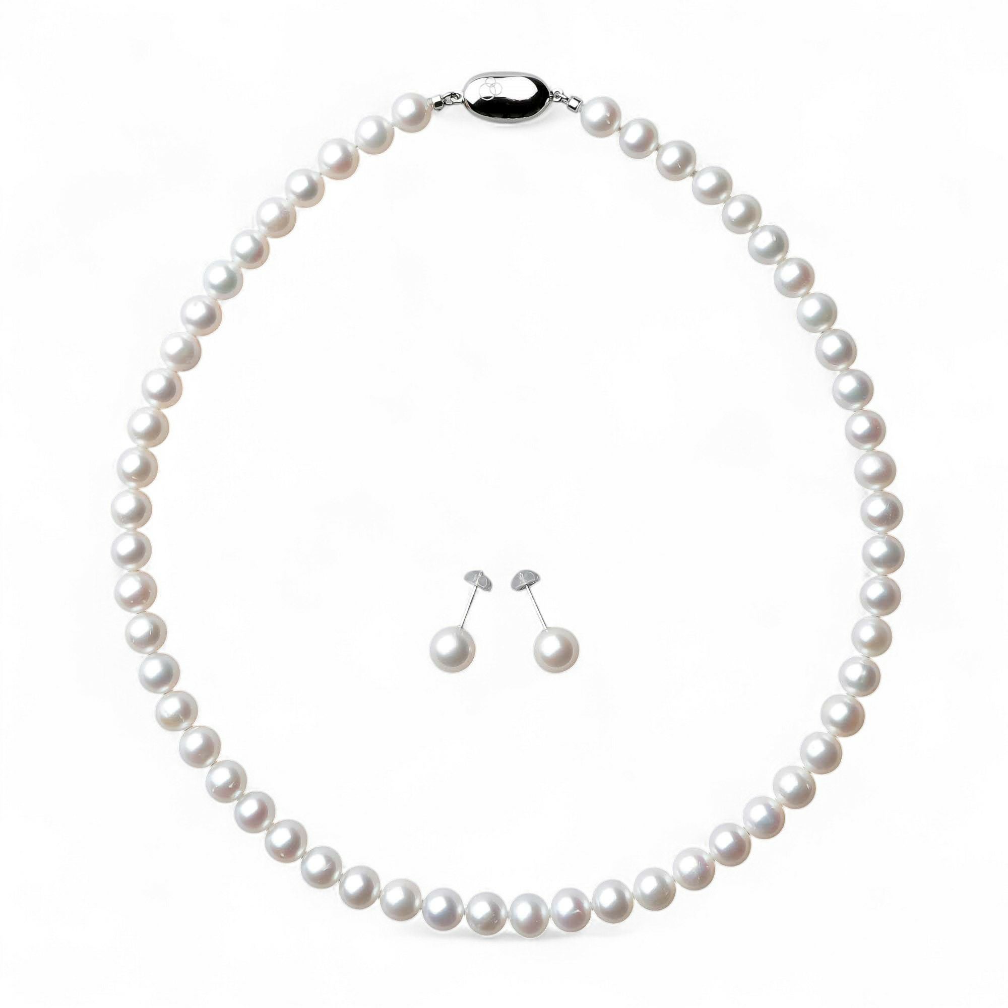淡水真珠 ネックレスセット7.5-8.5mm 上質ランク | 淡水真珠ネックレス