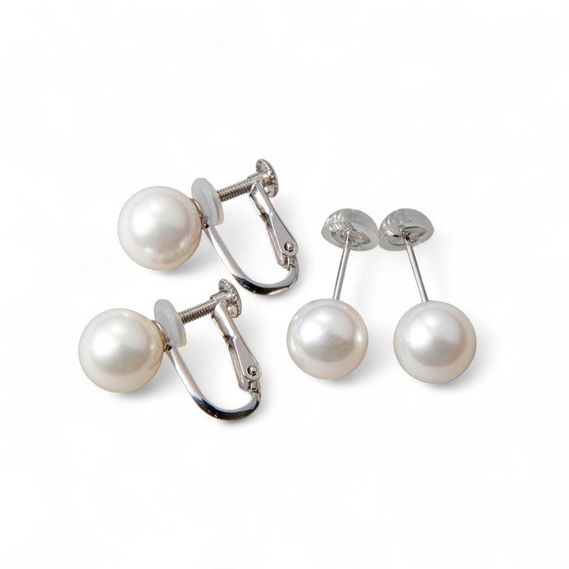 淡水真珠 ネックレスセット7.5-8.5mm 上質ランク