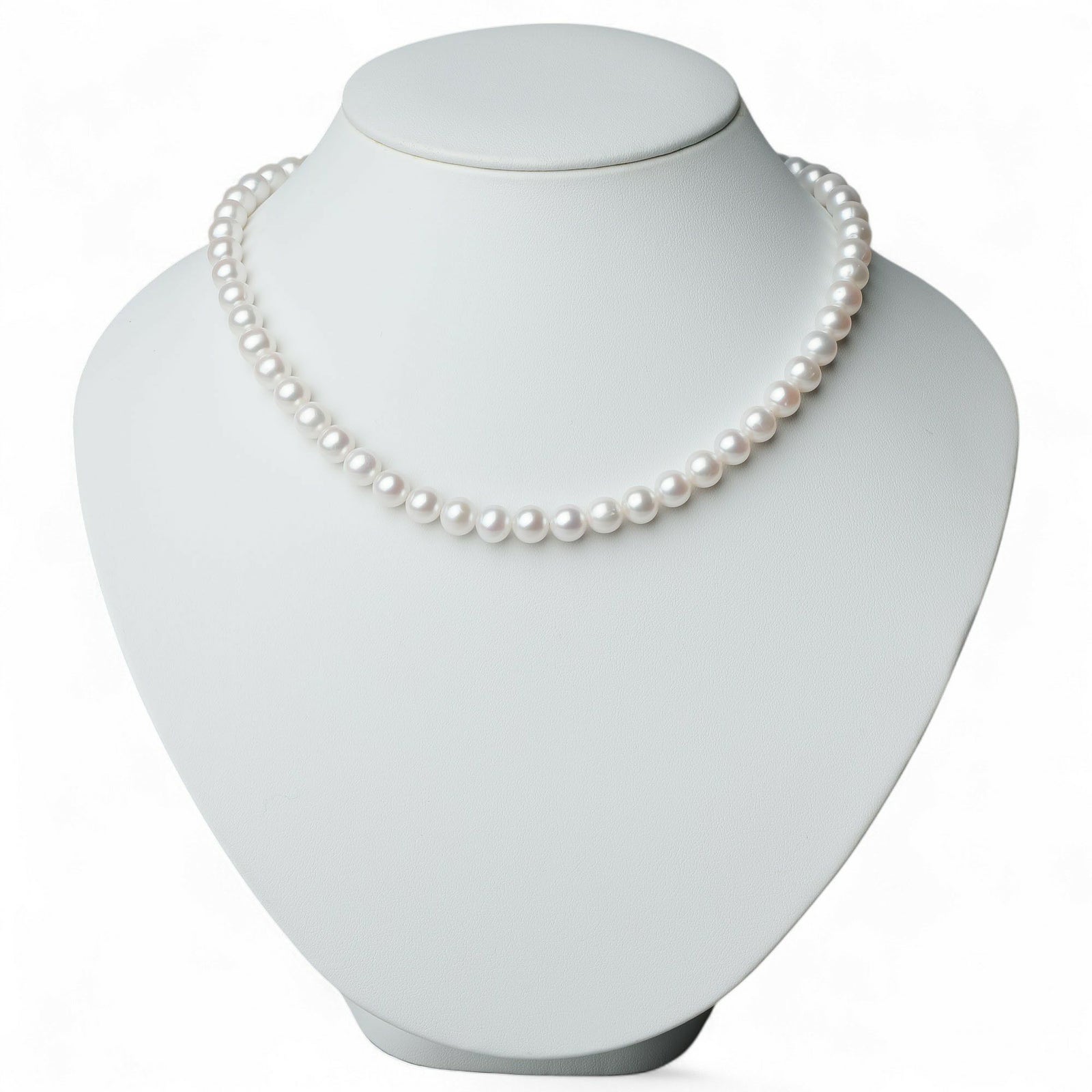 淡水真珠 ネックレスセット7.5-8.5mm 上質ランク