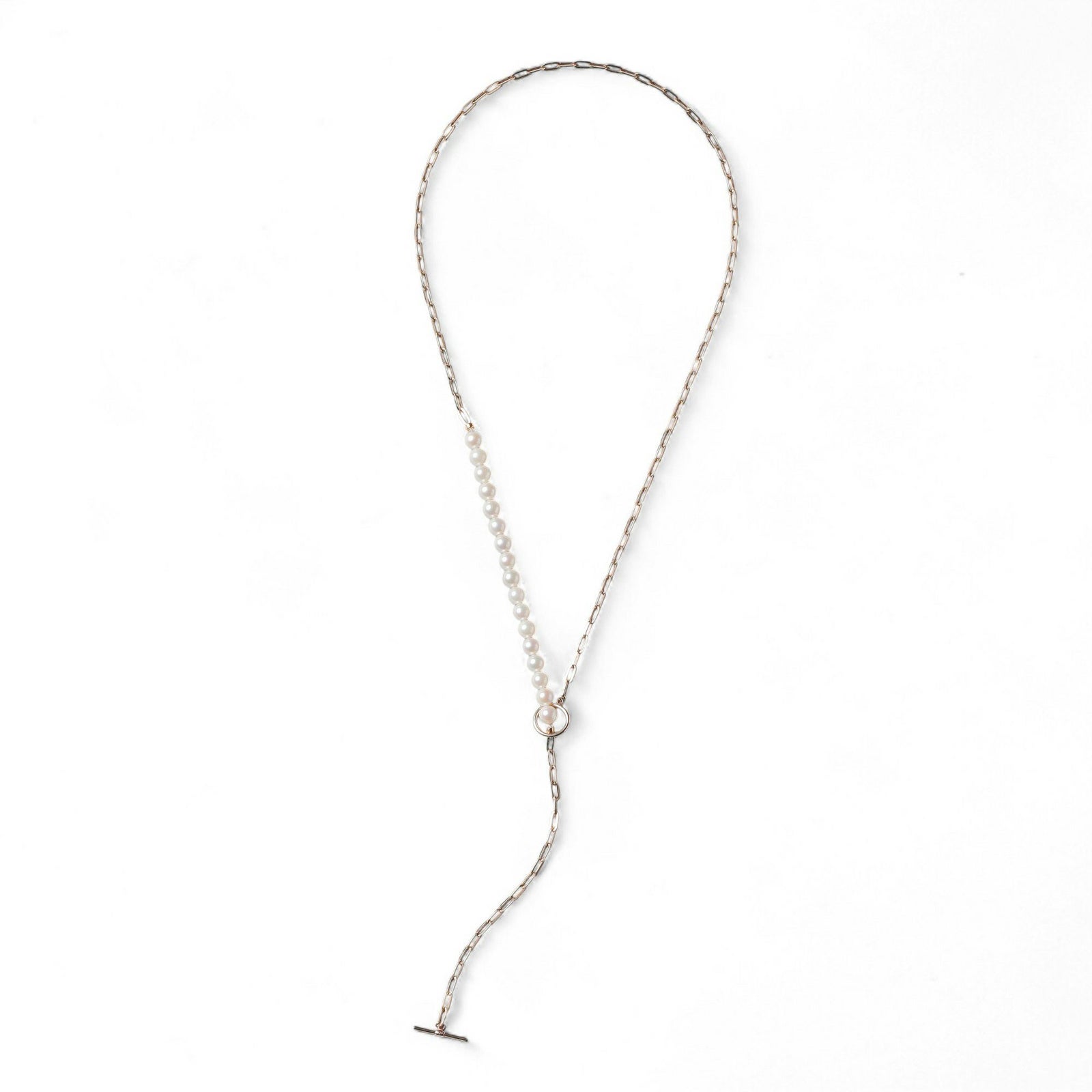 Supple あこや真珠 チェーンネックレス　5.5-6.0mm K10YG