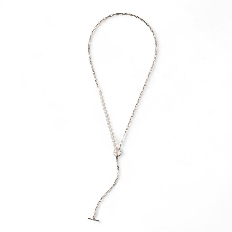 Supple あこや真珠 チェーンネックレス　5.5-6.0mm K10YG