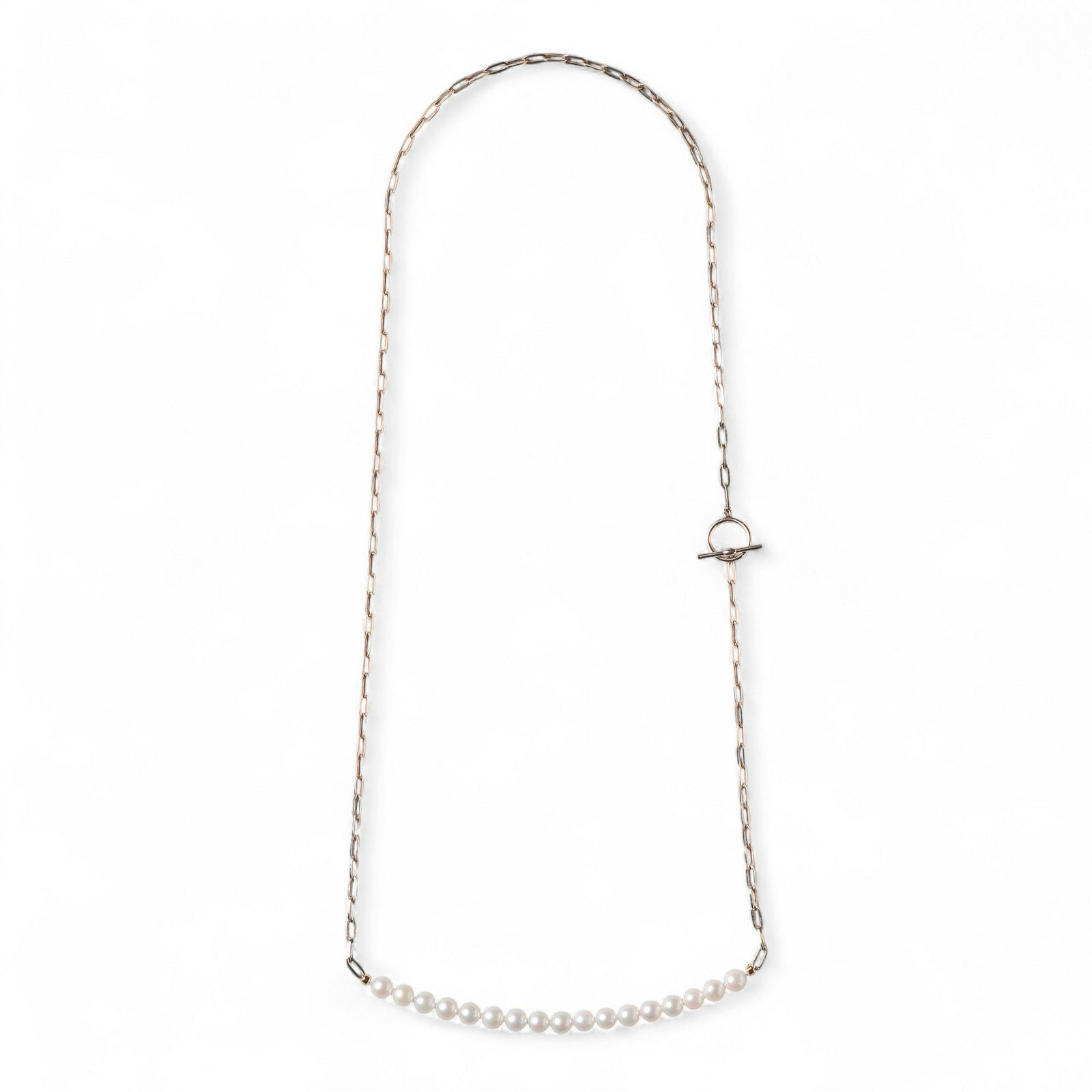 Supple あこや真珠 チェーンネックレス　5.5-6.0mm K10YG