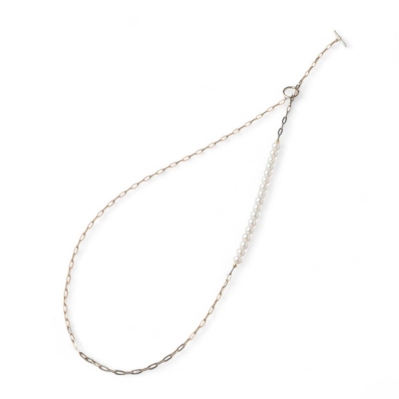 Supple あこや真珠 チェーンネックレス　5.5-6.0mm K10YG