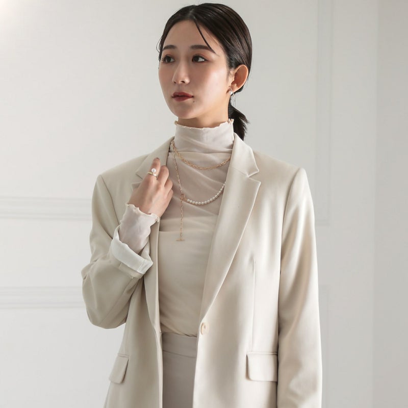 Supple あこや真珠 チェーンネックレス　5.5-6.0mm K10YG