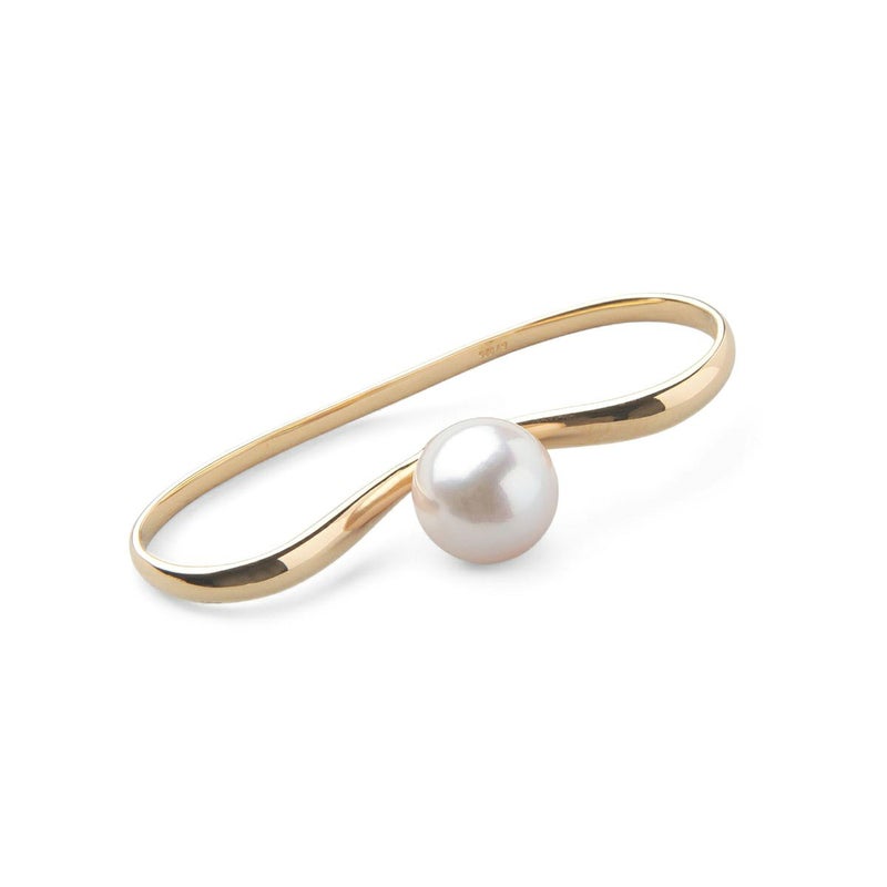 Supple あこや真珠 イヤーカフ　8.5-9.0mm SV925 GP