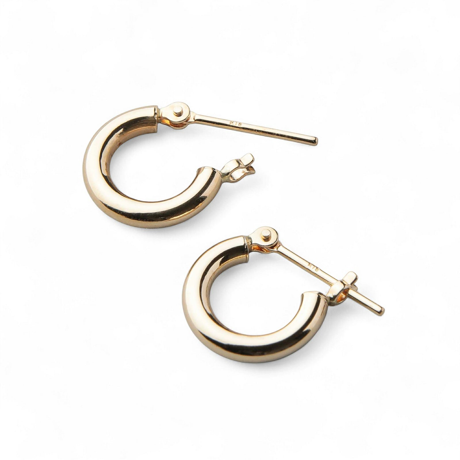 Bubble 淡水真珠 フープピアス　8mmUP K18YG