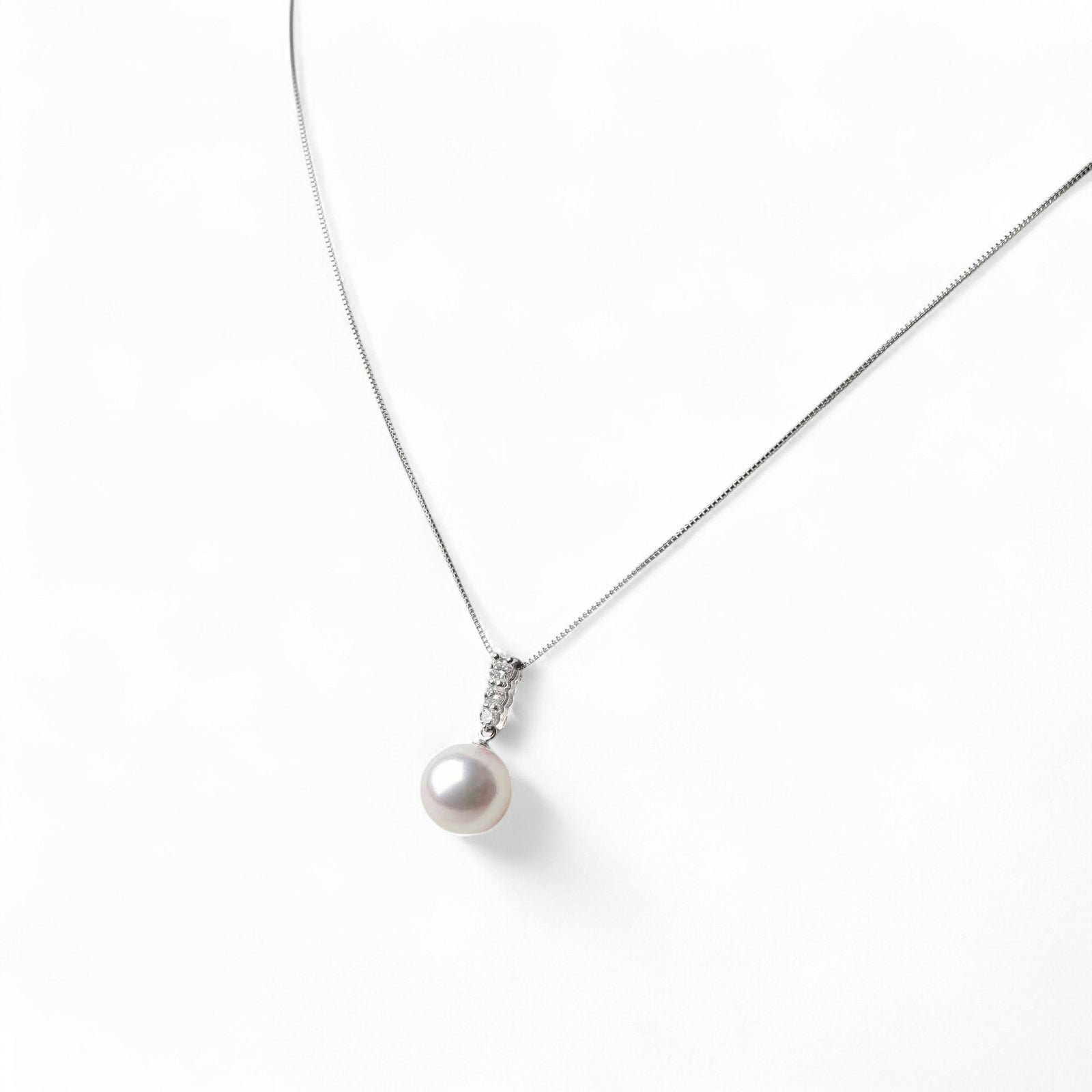 LUXE あこや真珠 ペンダントトップ　8.5-9mm PT900/K18YG