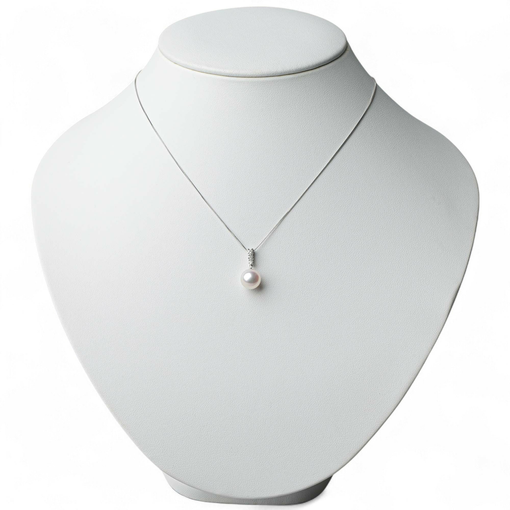 LUXE あこや真珠 ペンダントトップ 8.5-9mm K18WG/K18YG | あこや真珠