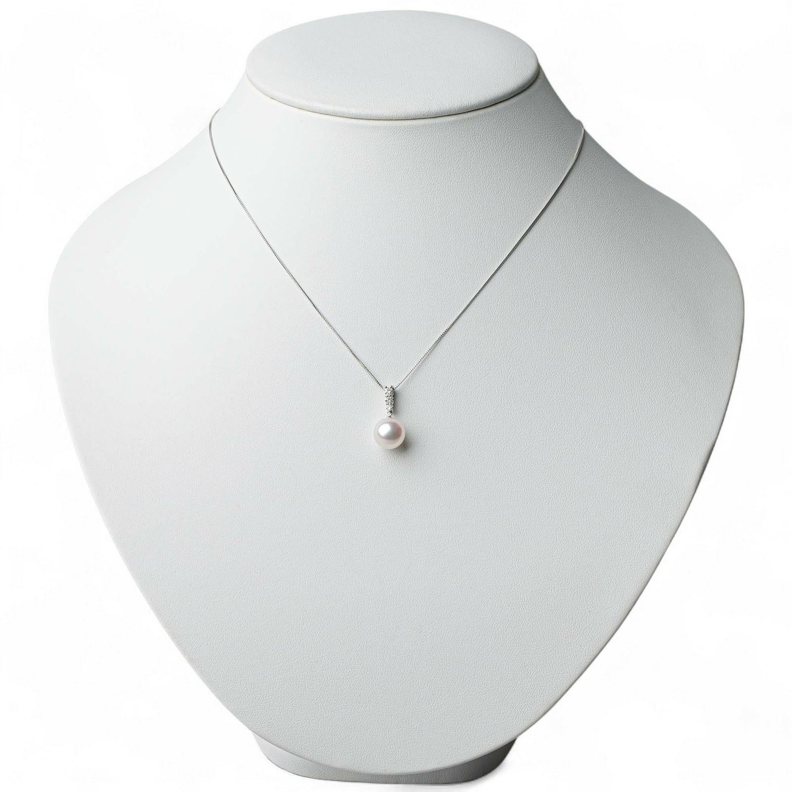 LUXE あこや真珠 ペンダントトップ　8.5-9mm PT900/K18YG