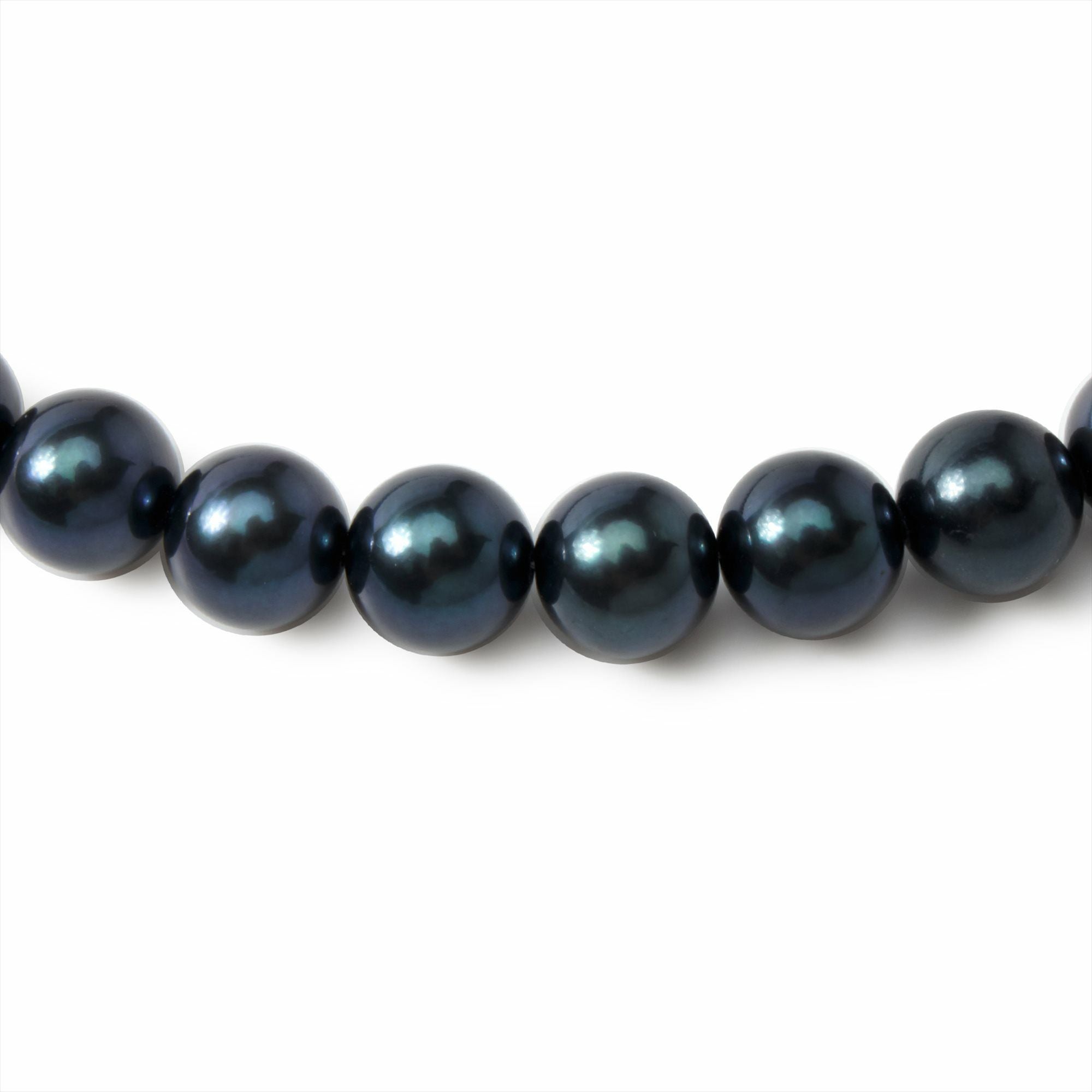 Martine マルティーヌネックレス あこや黒真珠 7.0-7.5mm SV925/42cm