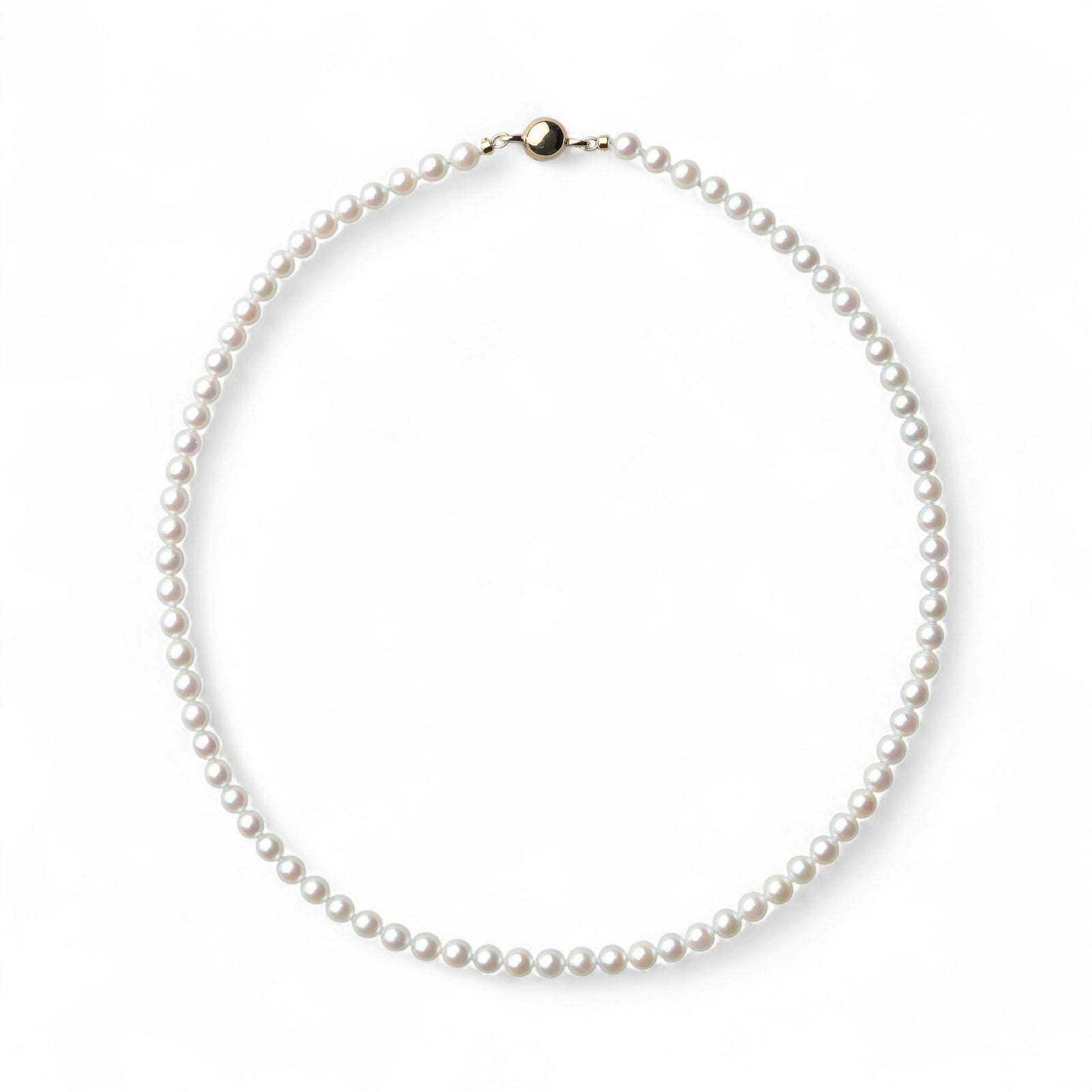 無調色 あこや真珠 ネックレス5.0-5.5mm