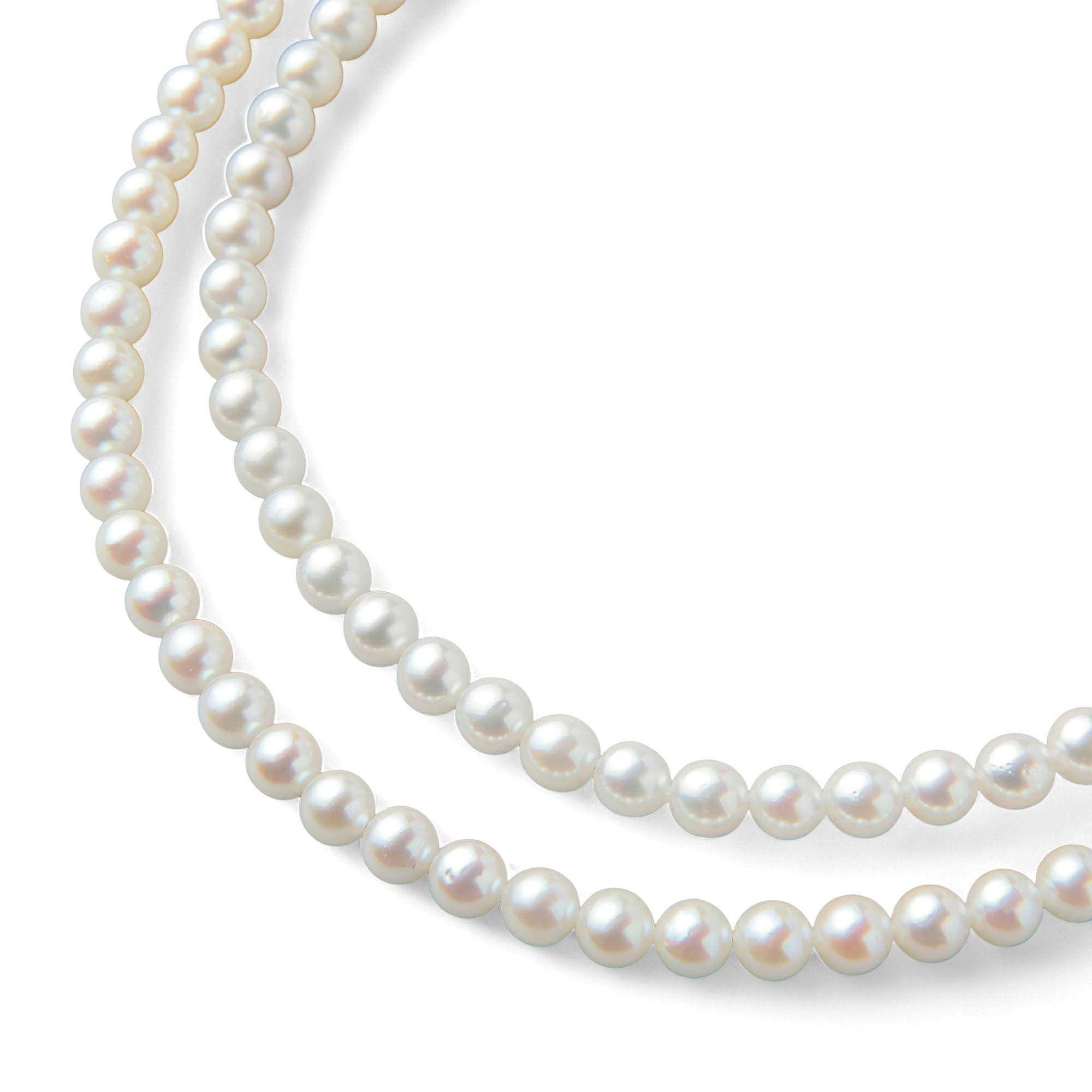 無調色 あこや真珠 ネックレス5.0-5.5mm | ～7.0mm