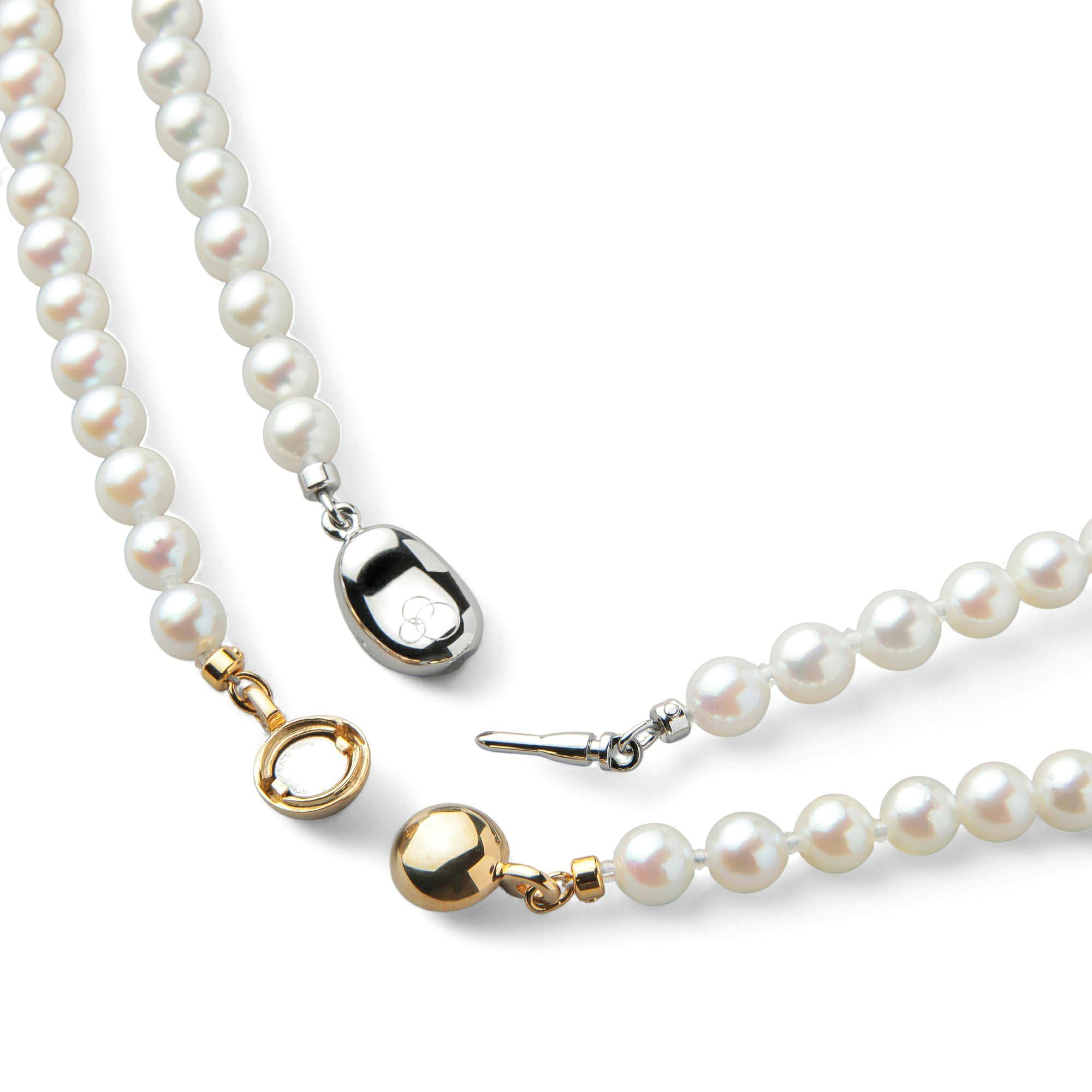 無調色 あこや真珠 ネックレス5.0-5.5mm | ～7.0mm