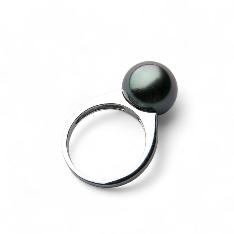 Tahitian+ タヒチ黒蝶真珠 リング　11mm PT900