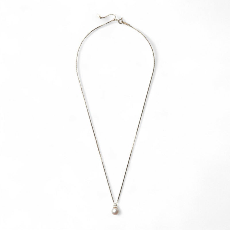 オーロラ花珠真珠 ペンダント7.5-8.0mm K18YG -Premium-