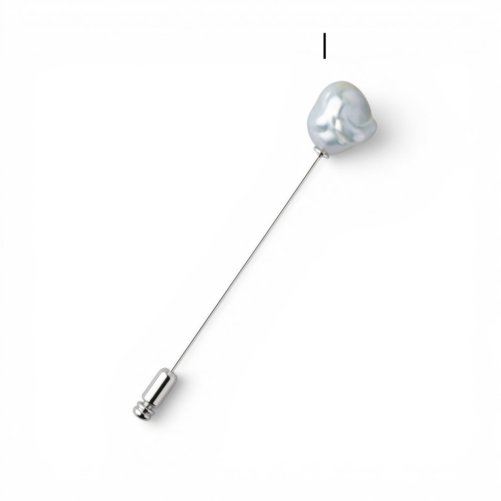 fondu blanc 南洋白蝶真珠 バロック ピンブローチ　12-13mm SV925 GP