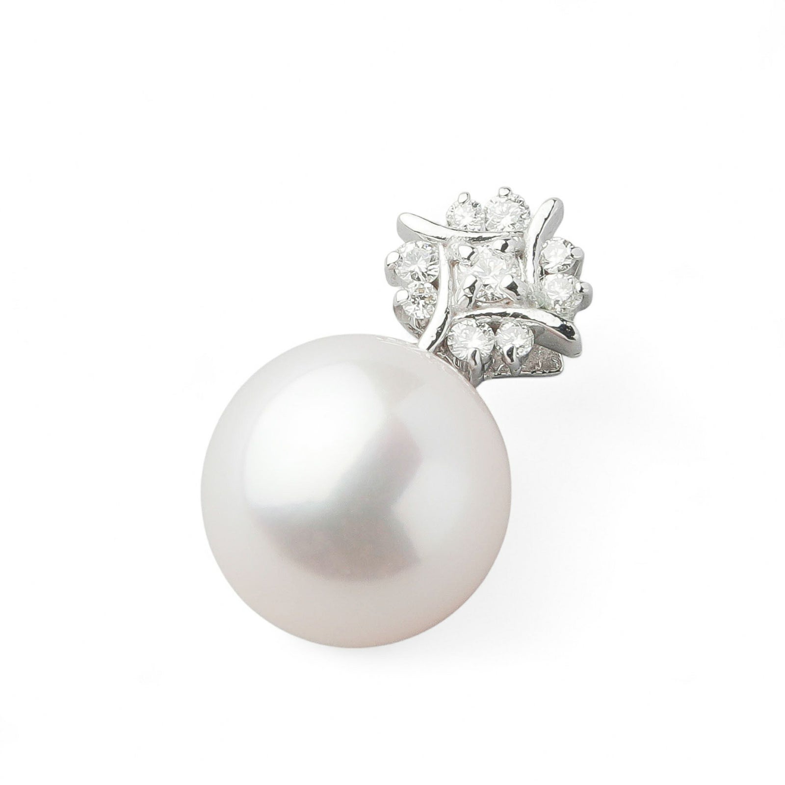 LUXE あこや真珠 ペンダントトップ　9.0-9.5mm K18WG