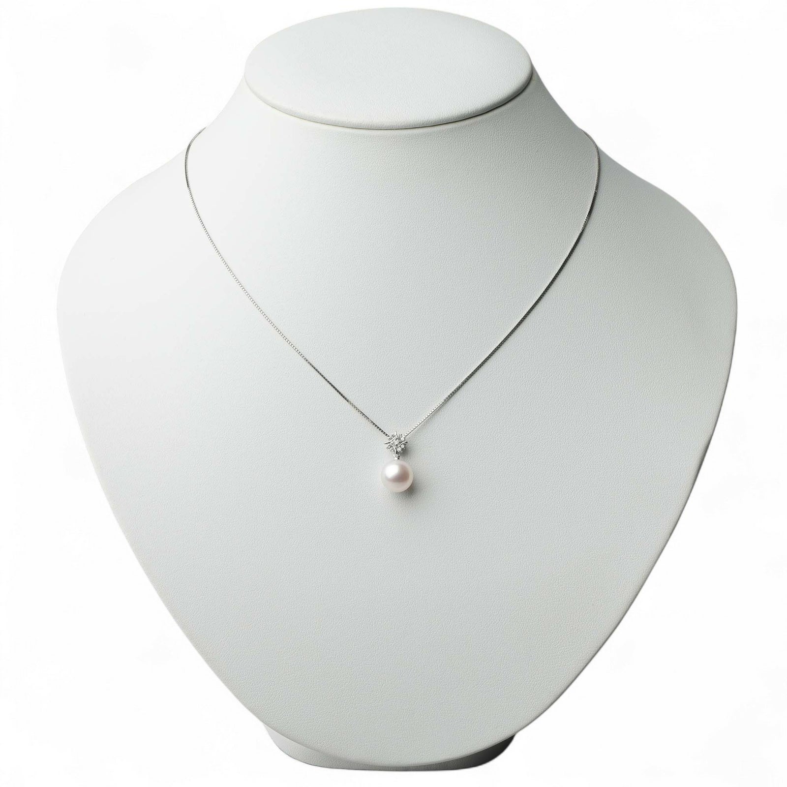 LUXE あこや真珠 ペンダントトップ　9.0-9.5mm K18WG