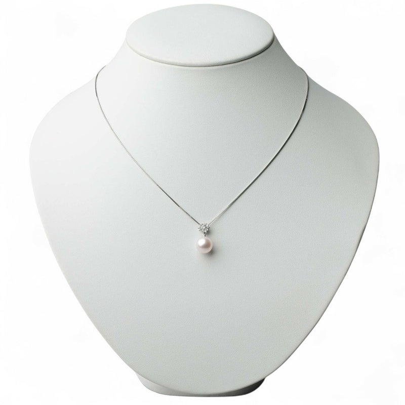 LUXE あこや真珠 ペンダントトップ　9.0-9.5mm K18WG