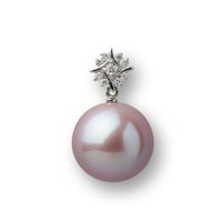 Mauvette 淡水真珠 ペンダントトップ　12mmUP K18WG