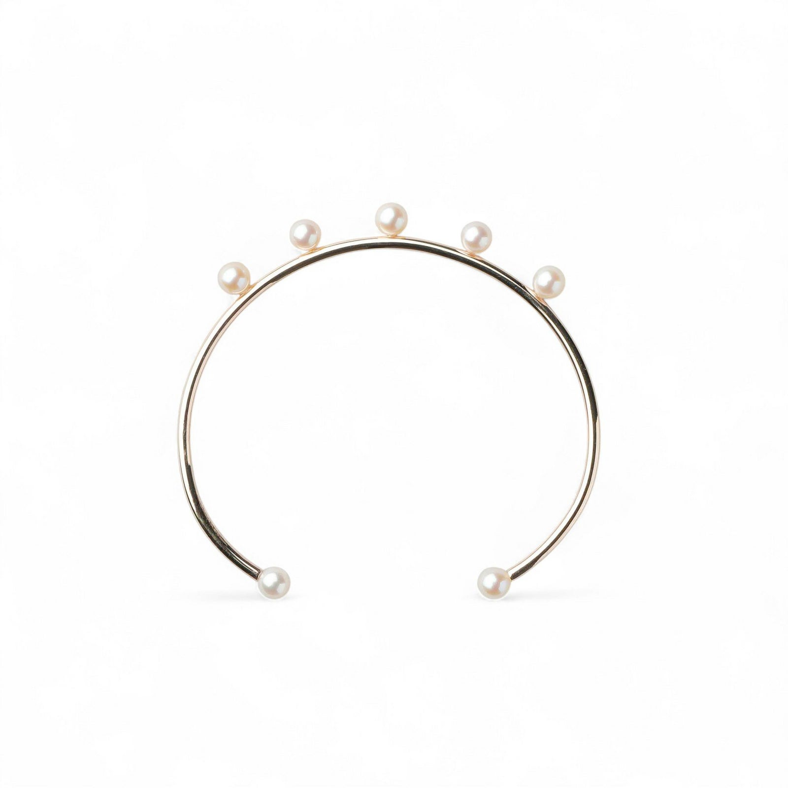 enSTYLE あこや真珠 バングル　4.5-5.0mm K10YG