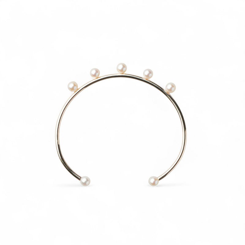 enSTYLE あこや真珠 バングル　4.5-5.0mm K10YG