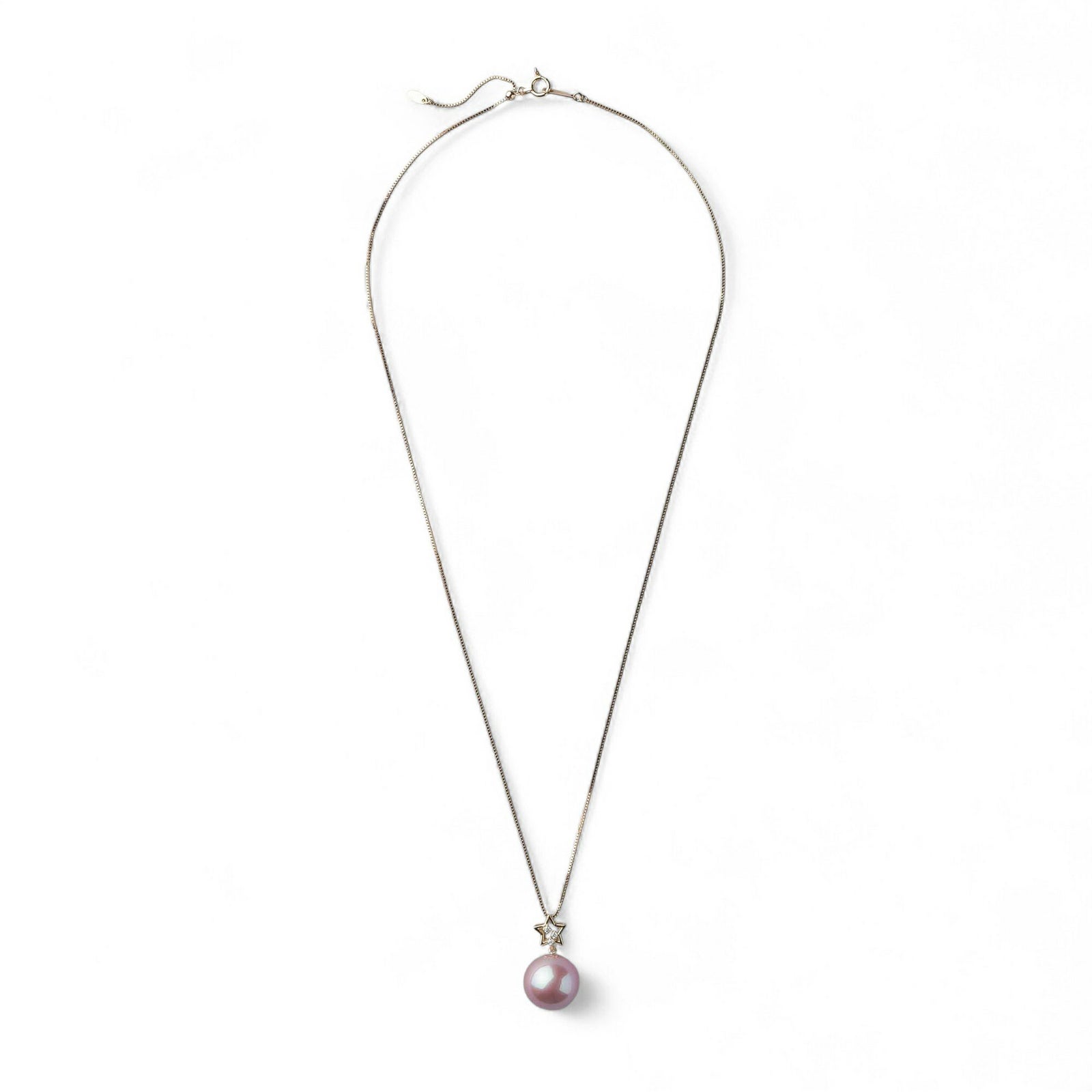 Mauvette 淡水真珠 ペンダント12mmUP K18YG 星