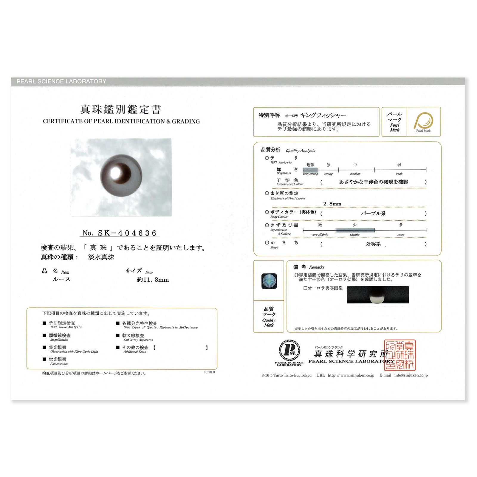 鑑別書画像