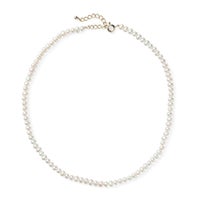 淡水真珠　ベビーパールネックレス　4.0-5.0mm