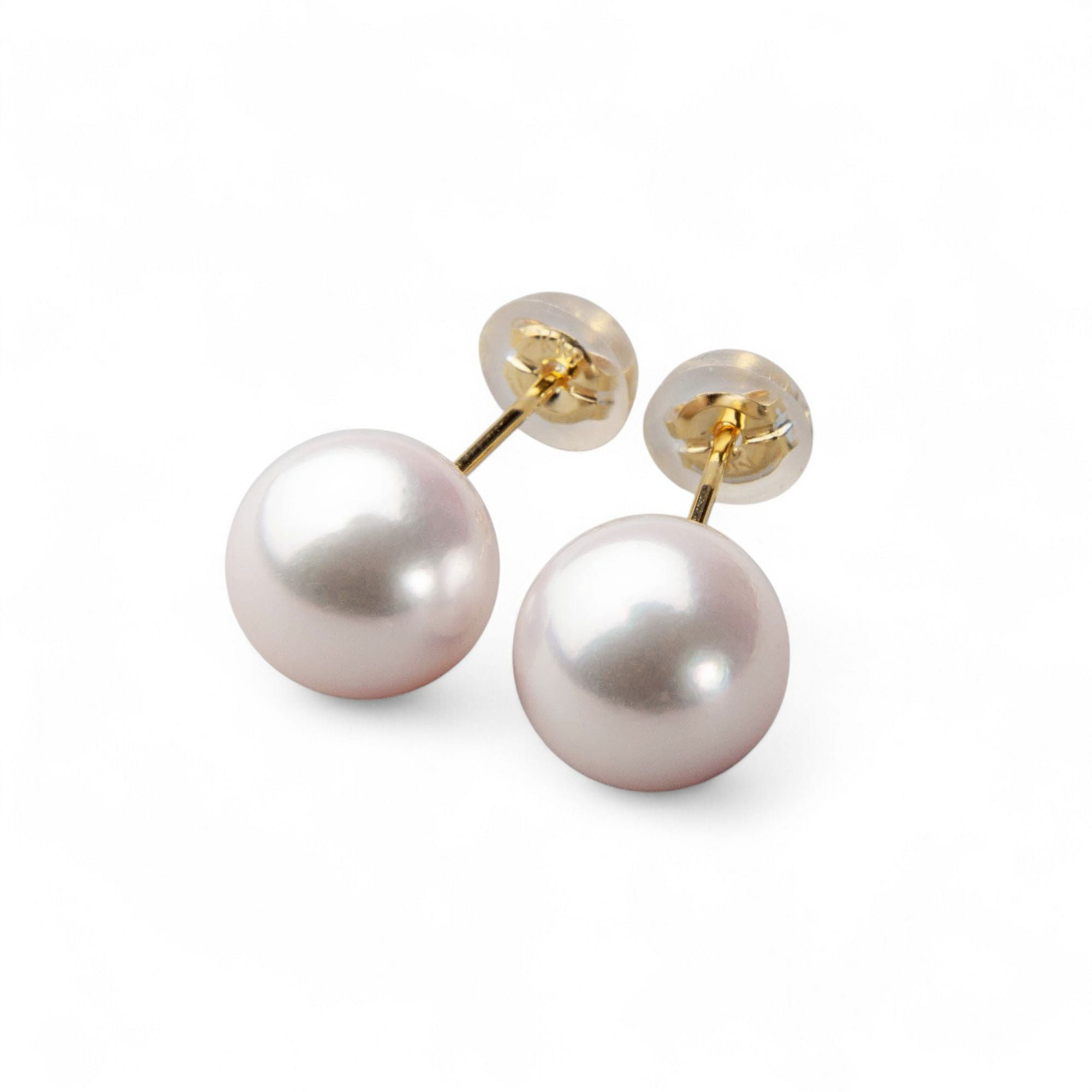 WEB限定】LUXE あこや真珠 ピアス8.5-9.0mm K18YG/PT900 | あこや真珠