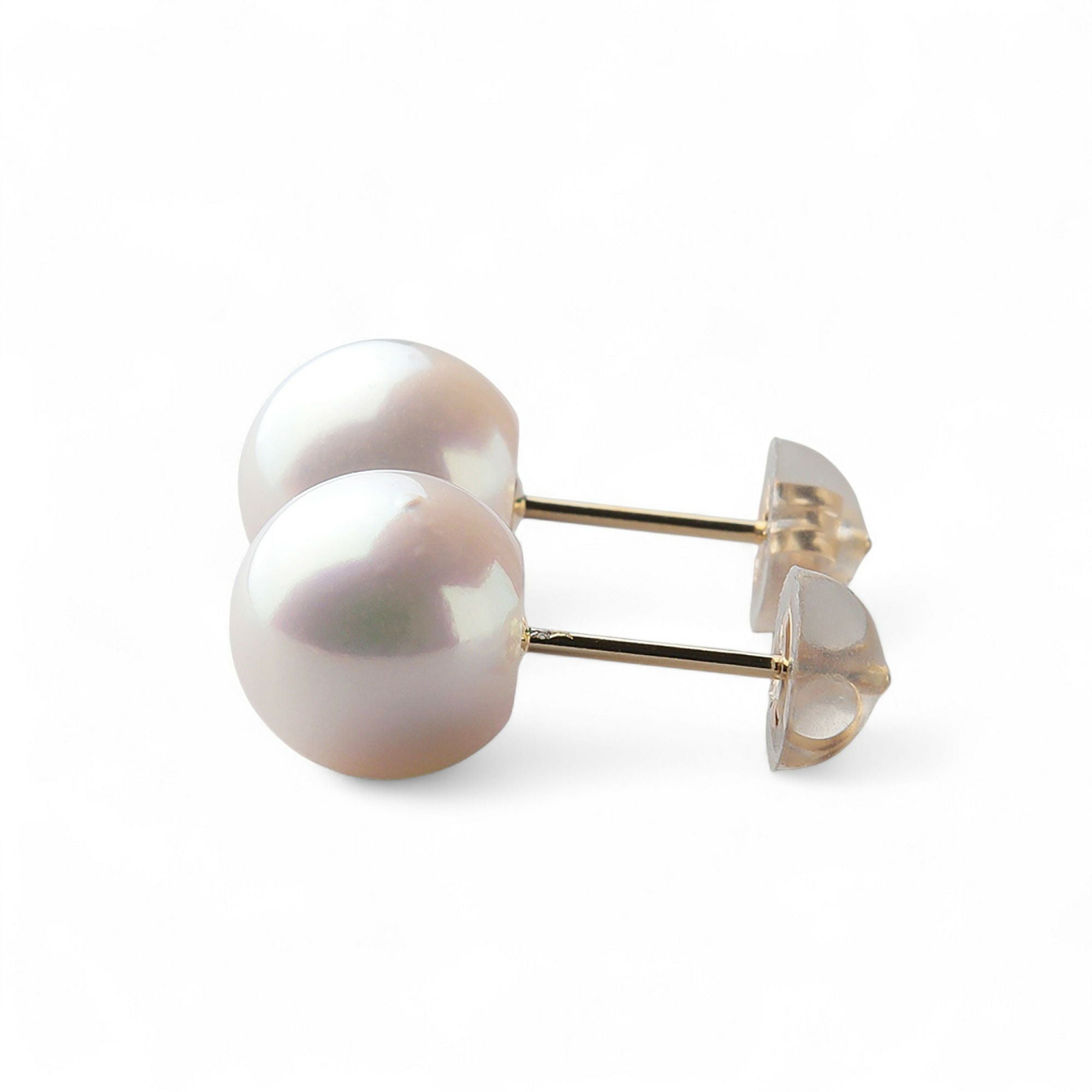 WEB限定】LUXE あこや真珠 ピアス8.5-9.0mm K18YG/PT900 | WSP（ダブル
