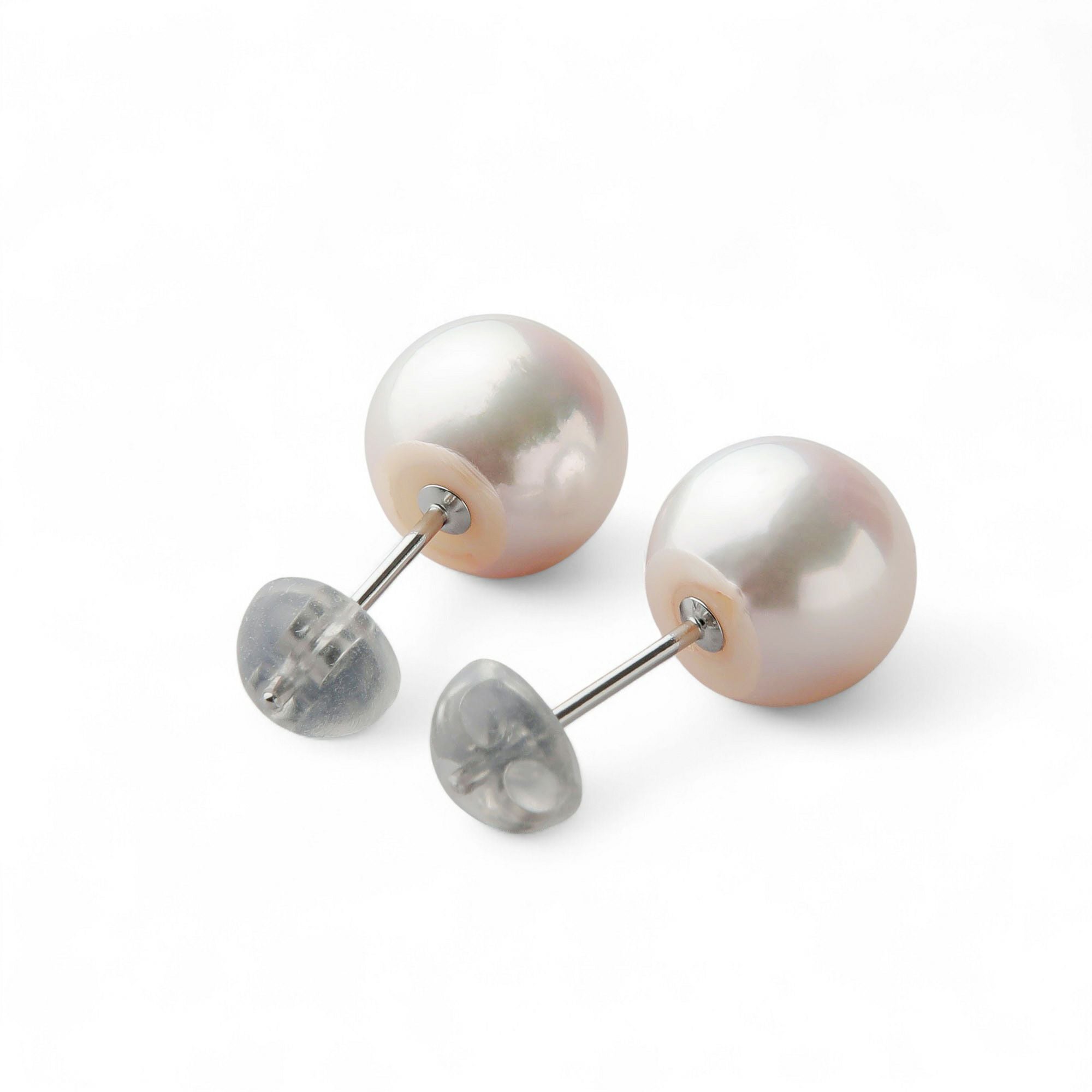 WEB限定】LUXE あこや真珠 ピアス8.5-9.0mm K18YG/PT900 | WSP（ダブル