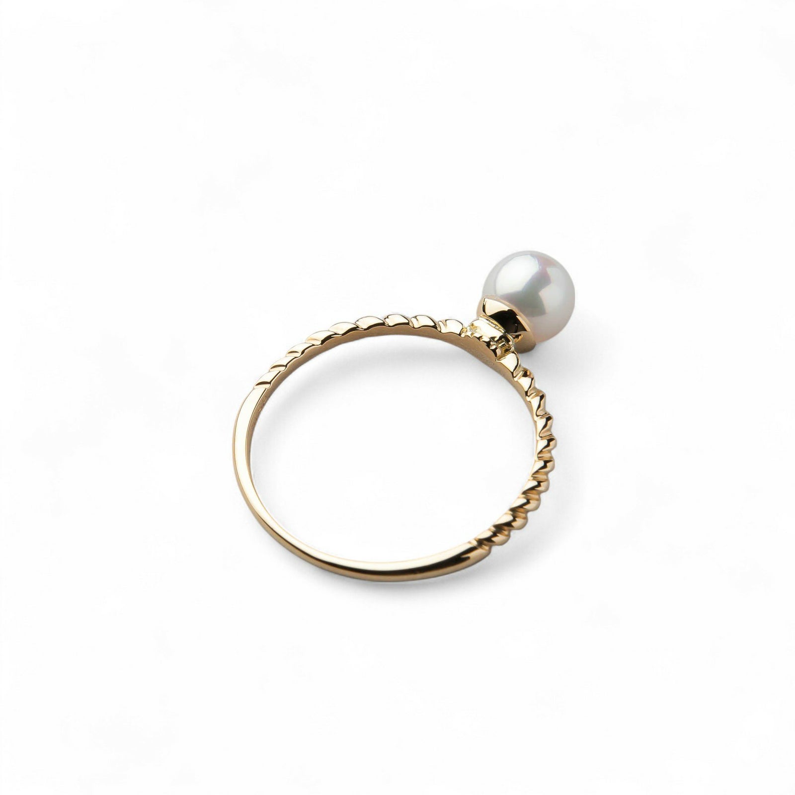 enSTYLE あこや真珠 リング　5.5-6.0mm K18YG