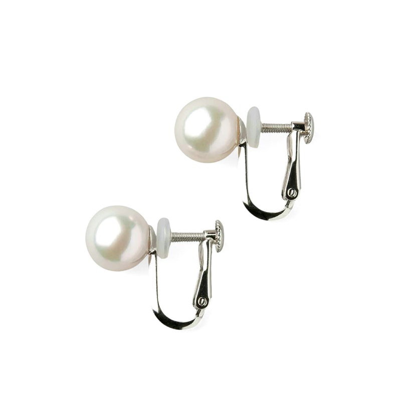 あこや真珠 スタッドイヤリング8.0-8.5mm SV925