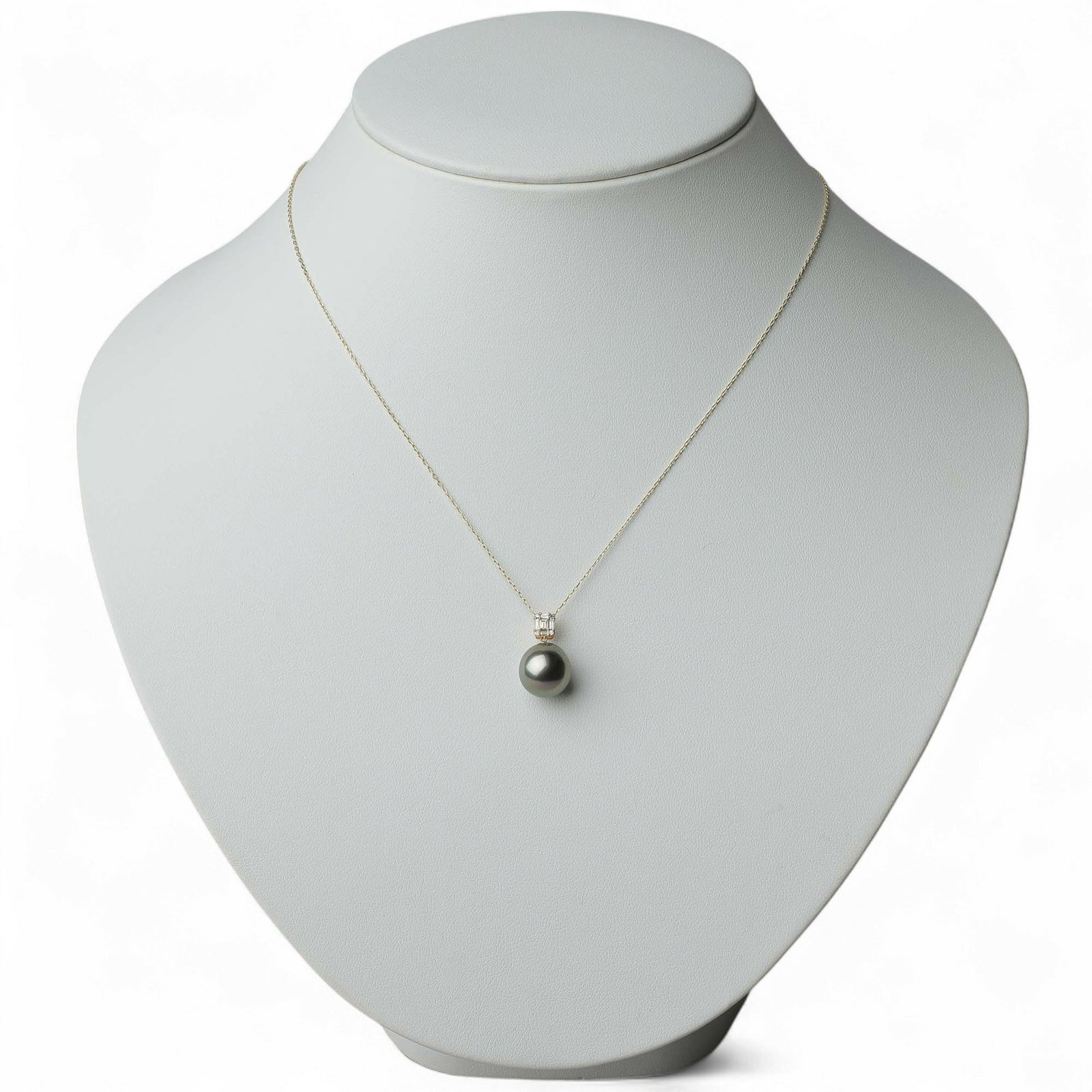 タヒチ黒蝶真珠 ペンダント　10mm K18YG