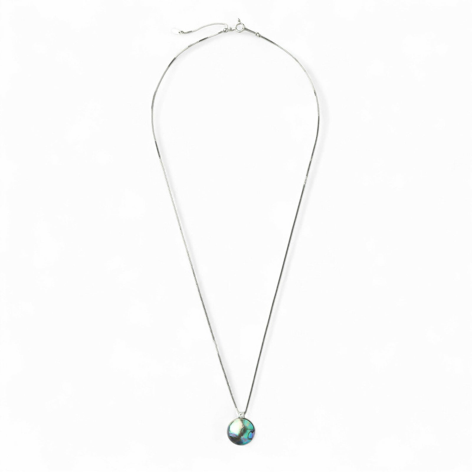  Abalone アワビ真珠 ペンダント　13mmUP K18YG RfP ダイヤ1粒