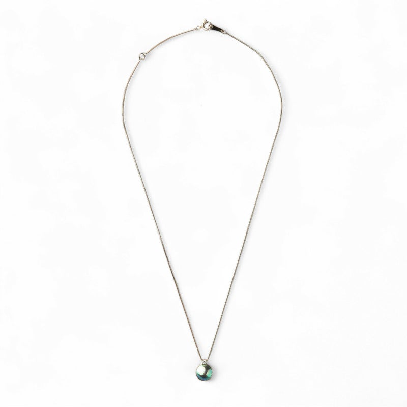 Abalone アワビ真珠 ペンダント　8mmUP K18YG