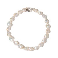 マルレナ マリーマンテルバロックパールネックレス　淡水真珠 12mmUP SV925