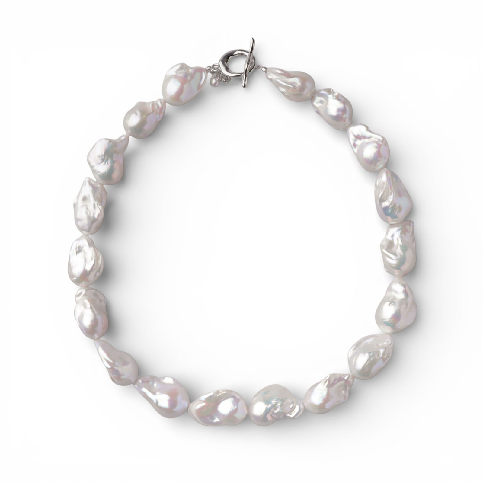 マルレナ マリーマンテルバロックパールネックレス　淡水真珠 12mmUP SV925