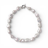 マルレナ マリーマンテルバロックパールネックレス　淡水真珠 12mmUP SV925