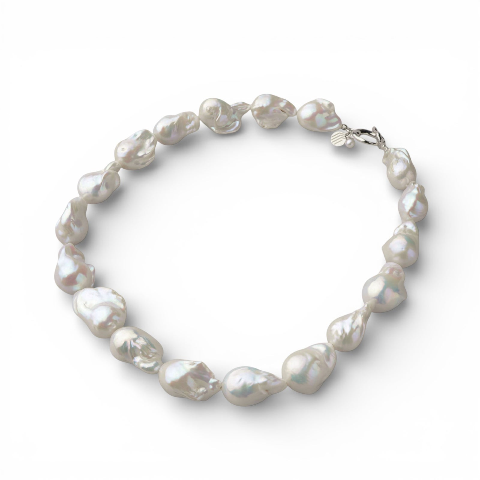 マルレナ マリーマンテルバロックパールネックレス　淡水真珠 12mmUP SV925